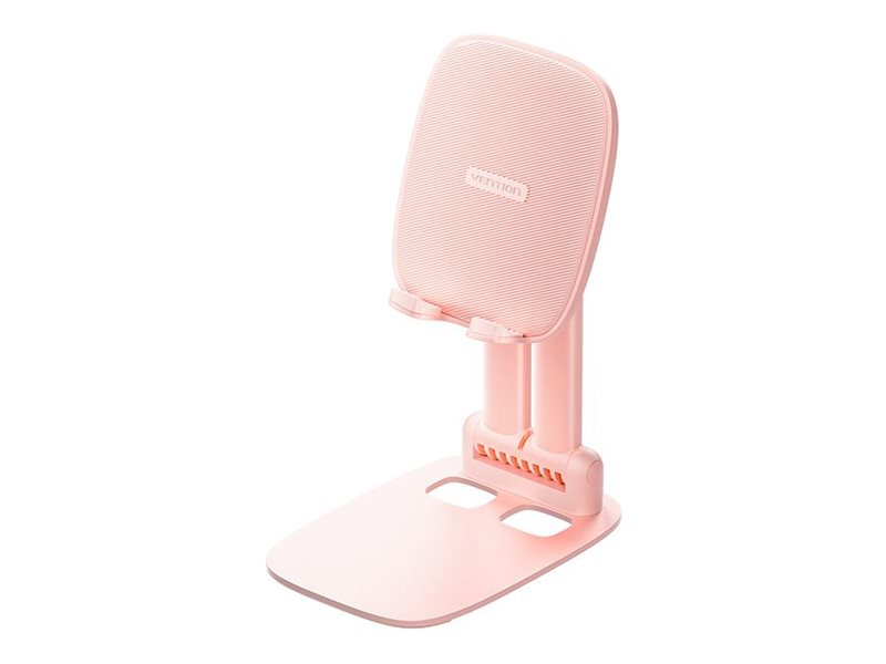 Vention KSG stand for tablet phone height adjustable for desk aluminium Product shot Right-angle 79550