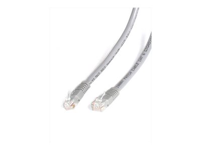 Startech 5ft CAT6 Ethernet Cable, 10 Gigabit Molded RJ45 650MHz 100W PoE Patch Cord, CAT 6 10GbE UTP Network Cable with Strain Relief, Gray, Wiring is UL Certified/TIA
