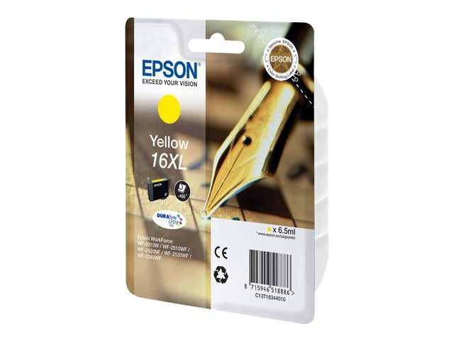 Image of Epson 16XL - XL - yellow - original - ink cartridge