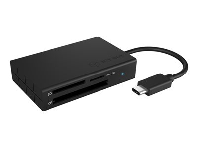 Adapter IcyBox ext. Kartenleser USB TypeC -> SD/microSD/CF retail