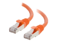 C2G 25ft Cat6 Ethernet Cable - Snagless Shielded (STP) - Orange