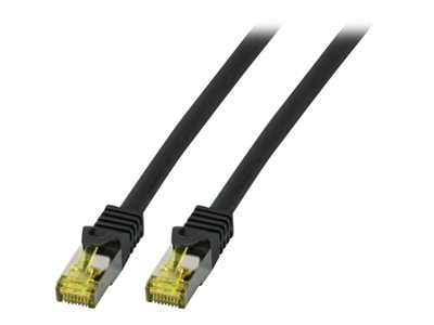 EFB RJ45 Patchkabel S/FTP,Cat.6A,LSZH,Cat.7 Rohk.,5m,schwarz - MK7001.5B