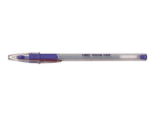 802801 - BIC Cristal Grip - ballpoint pen - blue (pack of 20) - Currys  Business
