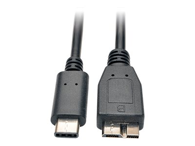 Tripp Lite 3ft USB 3.1 Cable USB Type-C USB-C to Micro-B M/M Gen 1.5 Gbps 3'