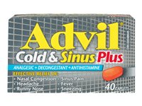 Advil Cold & Sinus Plus Caplets - 40's