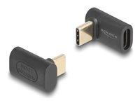 DeLOCK USB 2.0 / USB 3.2 / USB4 / Thunderbolt 3 / Thunderbolt 4 USB-C adapter Sort