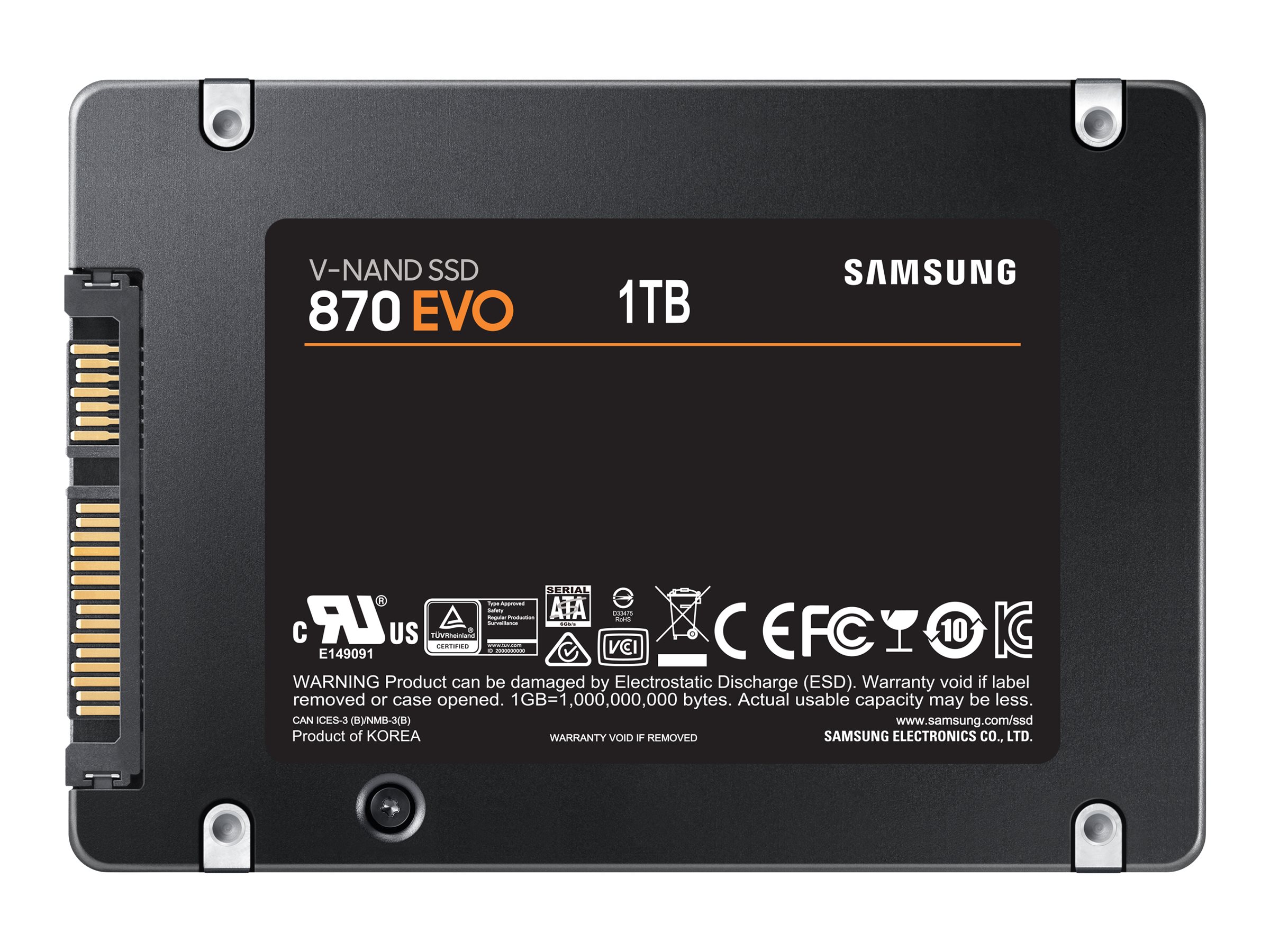 Samsung 870 EVO SATA SSD - 1TB - MZ-77E1T0B/AM