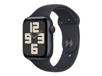 Apple Watch SE (GPS + Cellular) 44 mm Sort Smart ur