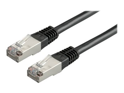 ROLINE Patchkabel Kat.5e schwarz 1m