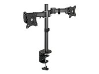 NEOMOUNTS Flat Desk Mount 2 screens Blk