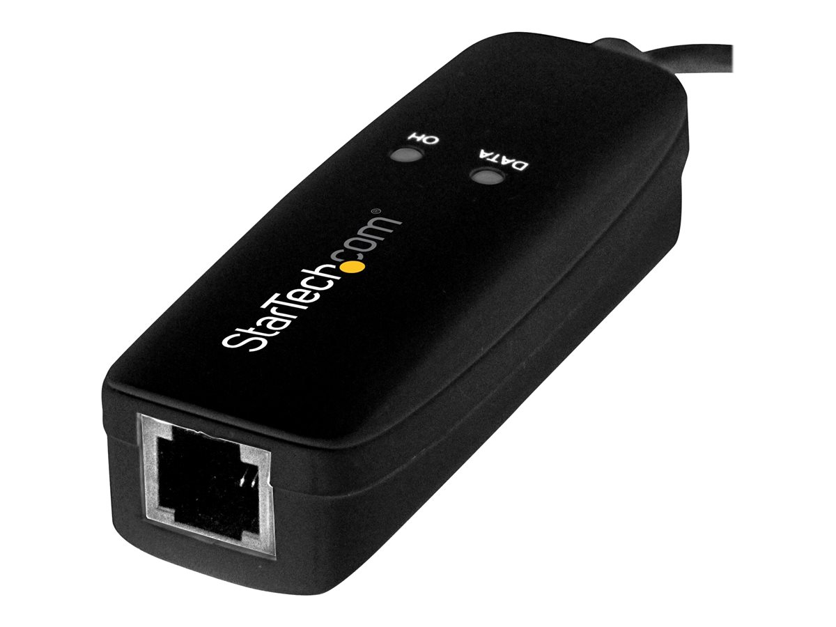 StarTech.com USB 2.0 Fax Modem, 56K External Hardware Dial Up V.92 Modem/Dongle/Adapter, Computer/Laptop Fax Modem, USB to Telephone Jack, USB Data Modem, Network Fax/CMR/POS - 56K V.92 Modem Dongle - fax / modem – foto 2