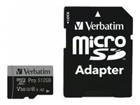 Verbatim PRO U3 microSDXC 512GB 100MB/s