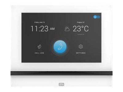 2N Indoor View Control panel with touch screen wired 10/100 Ethernet white