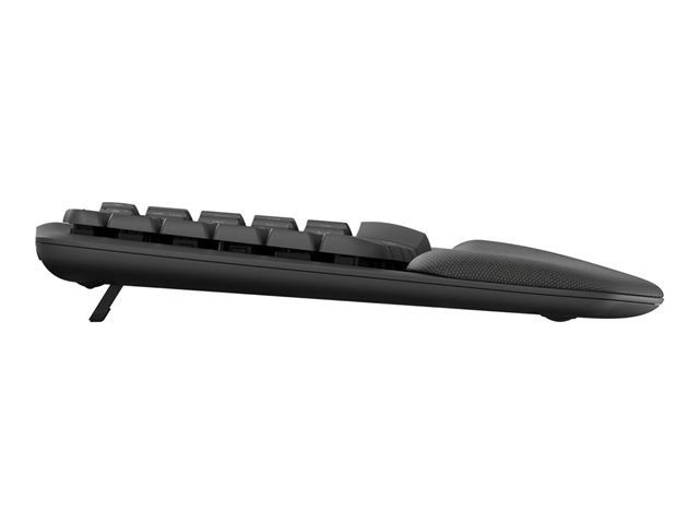 Wave Keys - clavier ergonomique sans fil - avec repose poignets rembourré  (920-012328)