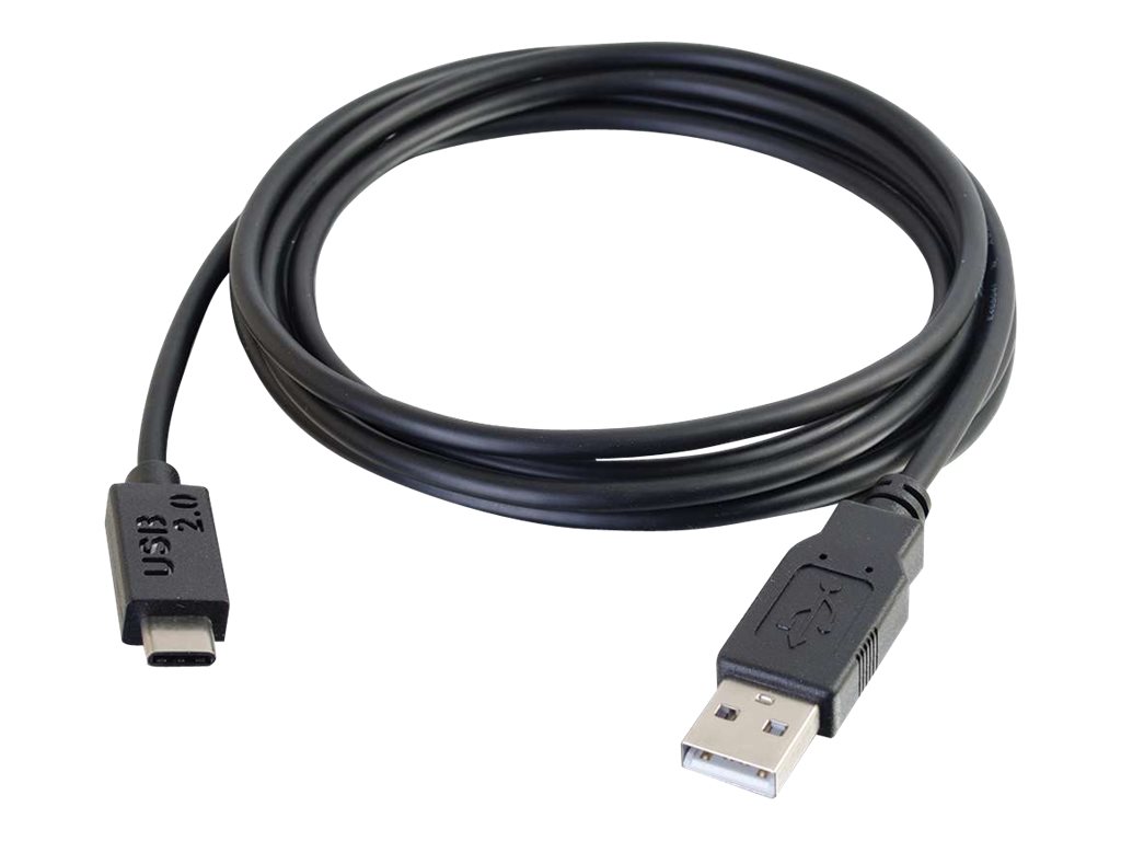 C2G 1m USB 2.0 USB Type C to USB A Cable M/M - USB C Cable Black - USB kabel typ C - USB do 24 pin USB-C - 1 m – foto 2