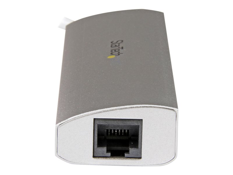 StarTech.com Hub USB 3.0 3 ports avec GbE - Aluminium