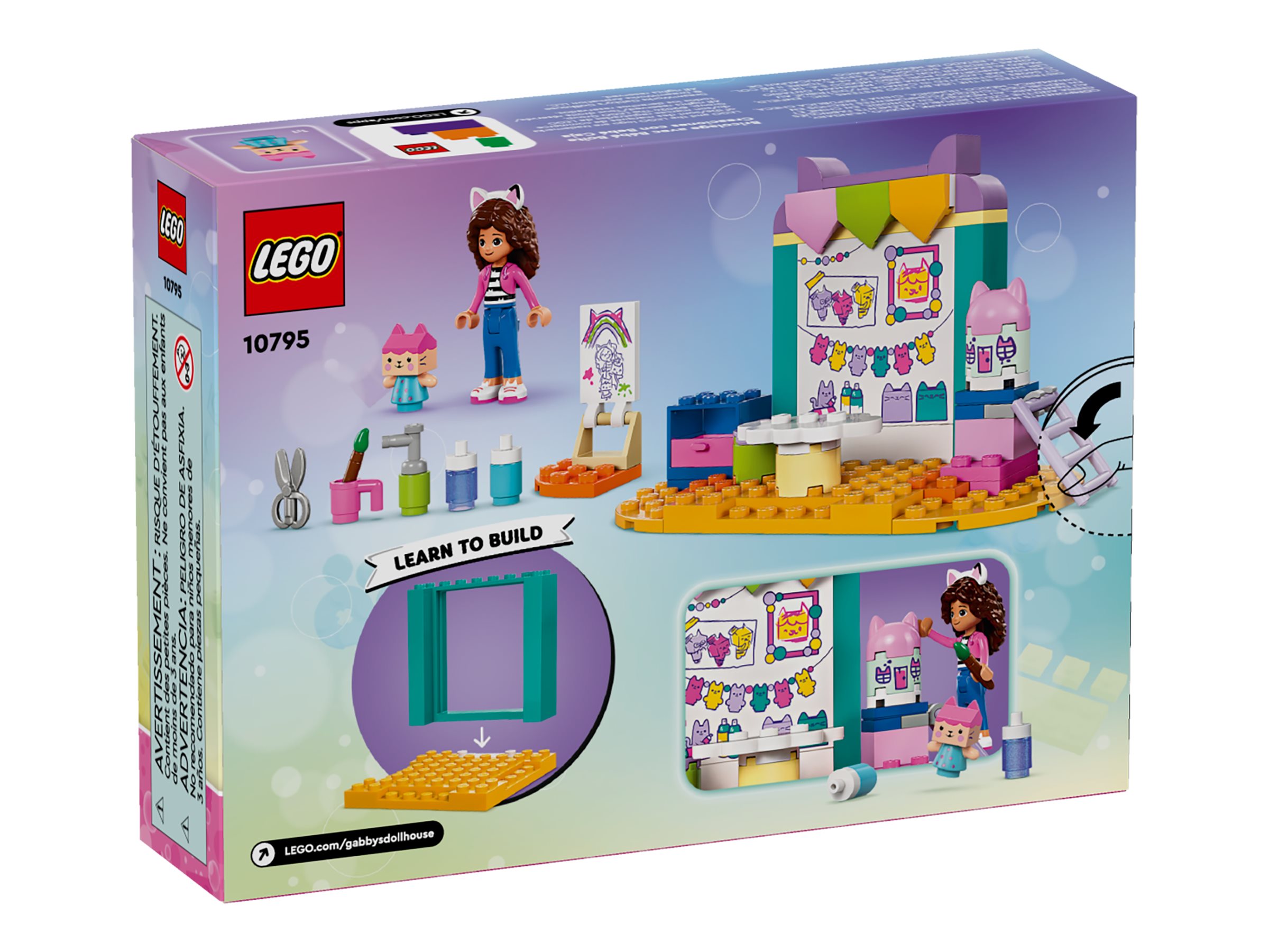 Lego Gabby's Dollhouse - Crafting with Baby Box