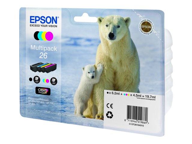 EPSON 3LB 26 ink cartridge black w/s