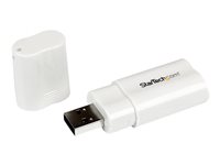 StarTech.com USB to Stereo Audio Adapter Converter - USB stereo Adapter - USB External sound Card - Laptop sound Card (ICUSBA