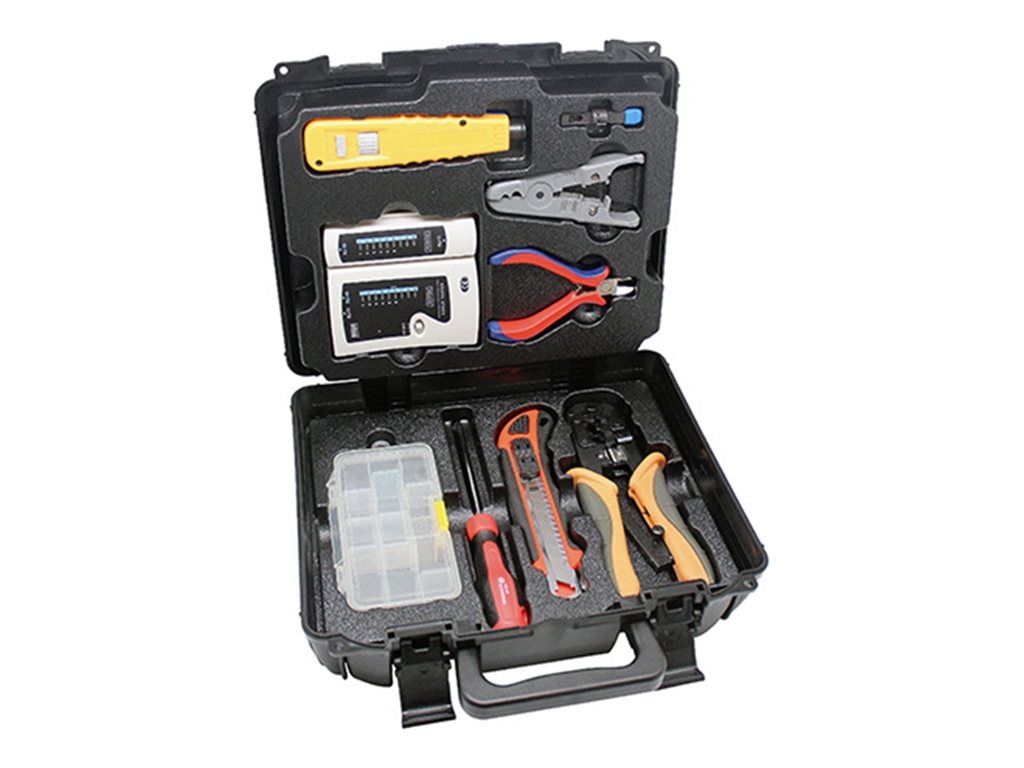 GoldTool network tool/tester kit with plastic instrument Product shot Left-angle 79600