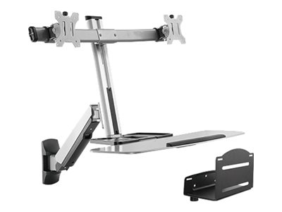 Konic KWB902 mounting kit, for 2 flat panels, classic gas spring, with CPU holder