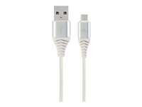 Cablexpert Premium USB 2.0 USB-kabel 2m Sølv Hvid