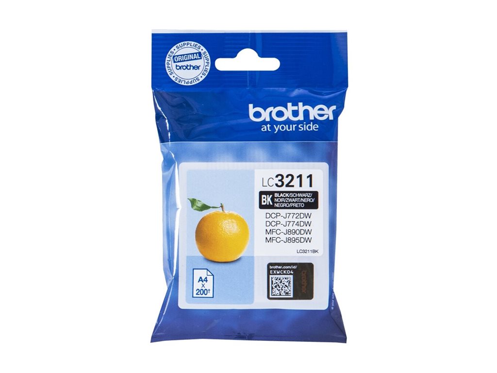 BROTHER LC3211BK Black Ink Cartridge
