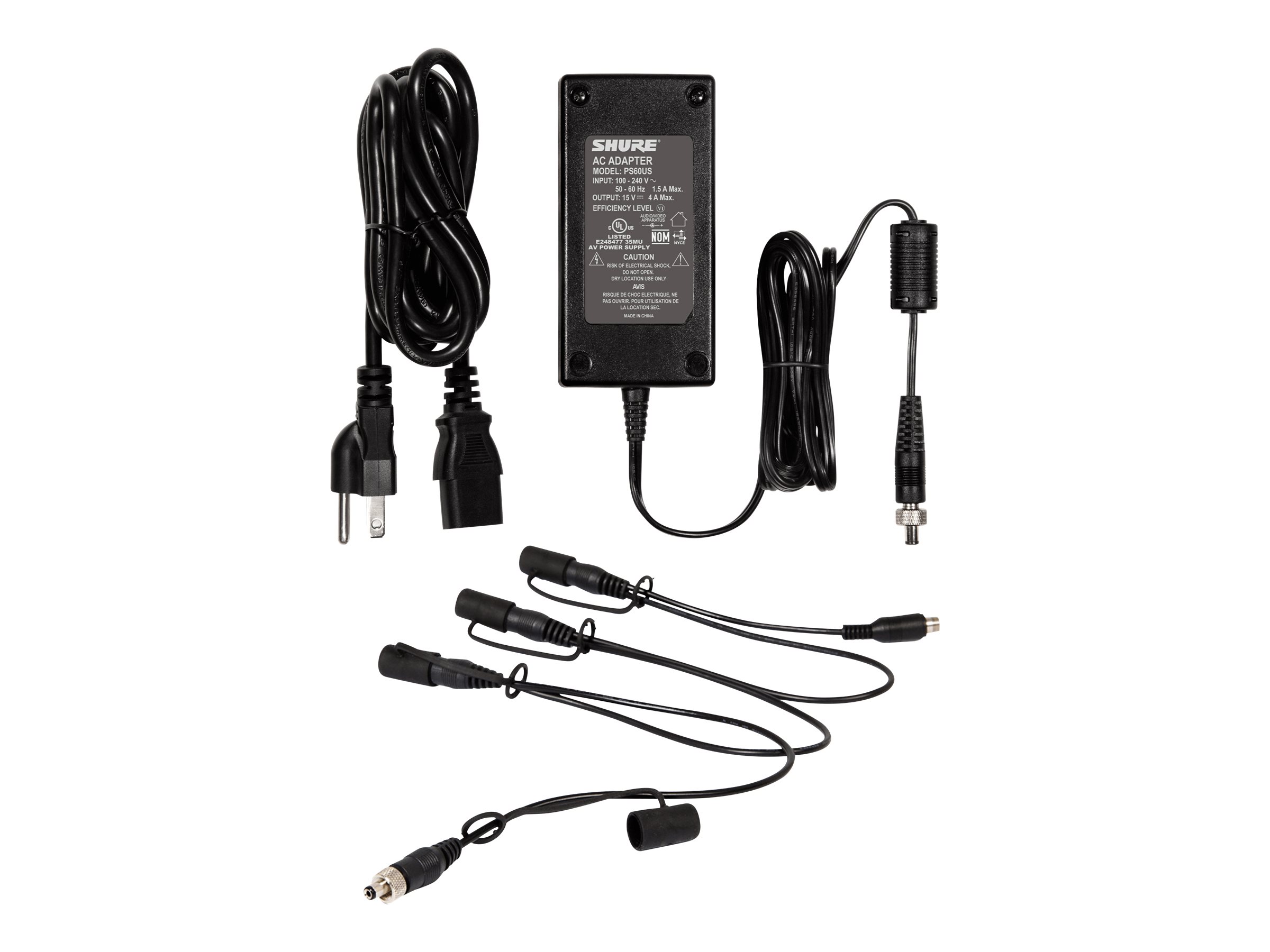 Shure PS124L - Power adapter