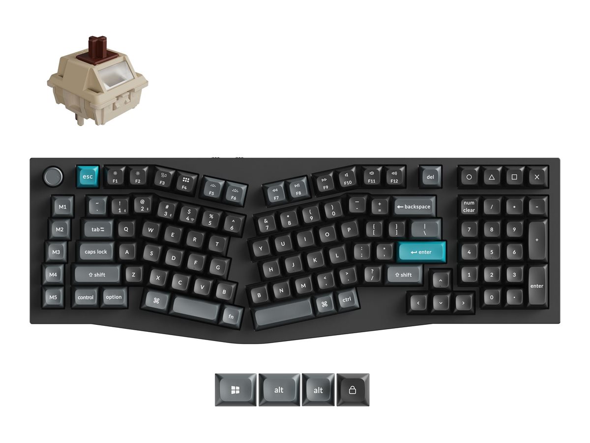 Keychron Q13 Ultra keyboard 8K custom mechanical 96% with knob black Input Product shot Front 79800