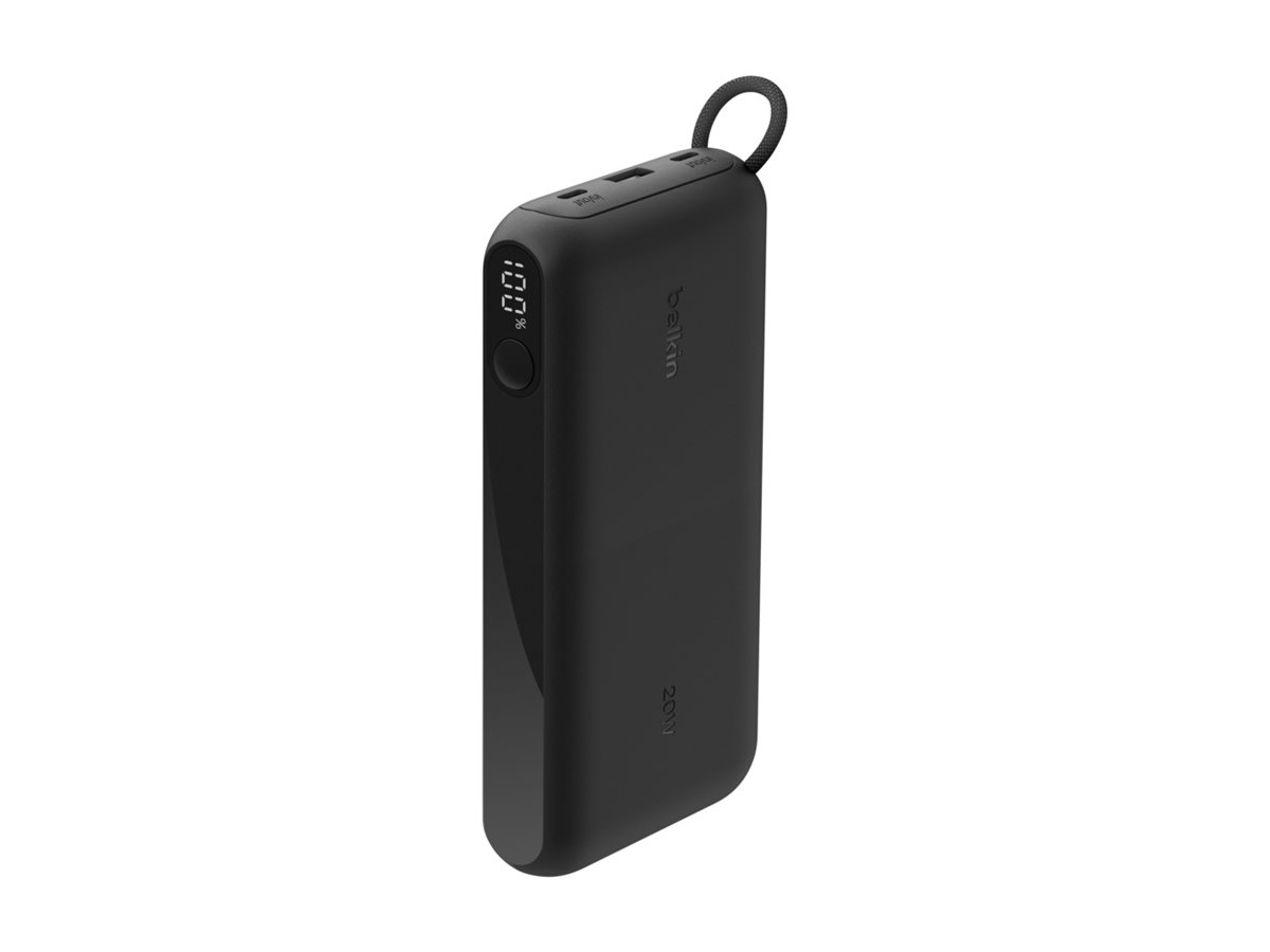 Belkin BoostCharge power bank, with display, 2 x USB-C, USB, 20 Watt