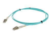 AddOn 1m HP BK838A Compatible LC OM4 Aqua Patch Cable