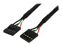 StarTech.com 5 Pin USB 2.0 Header 12 in USB IDC Motherboard Header Cable F/F (USBINT5PIN12) 