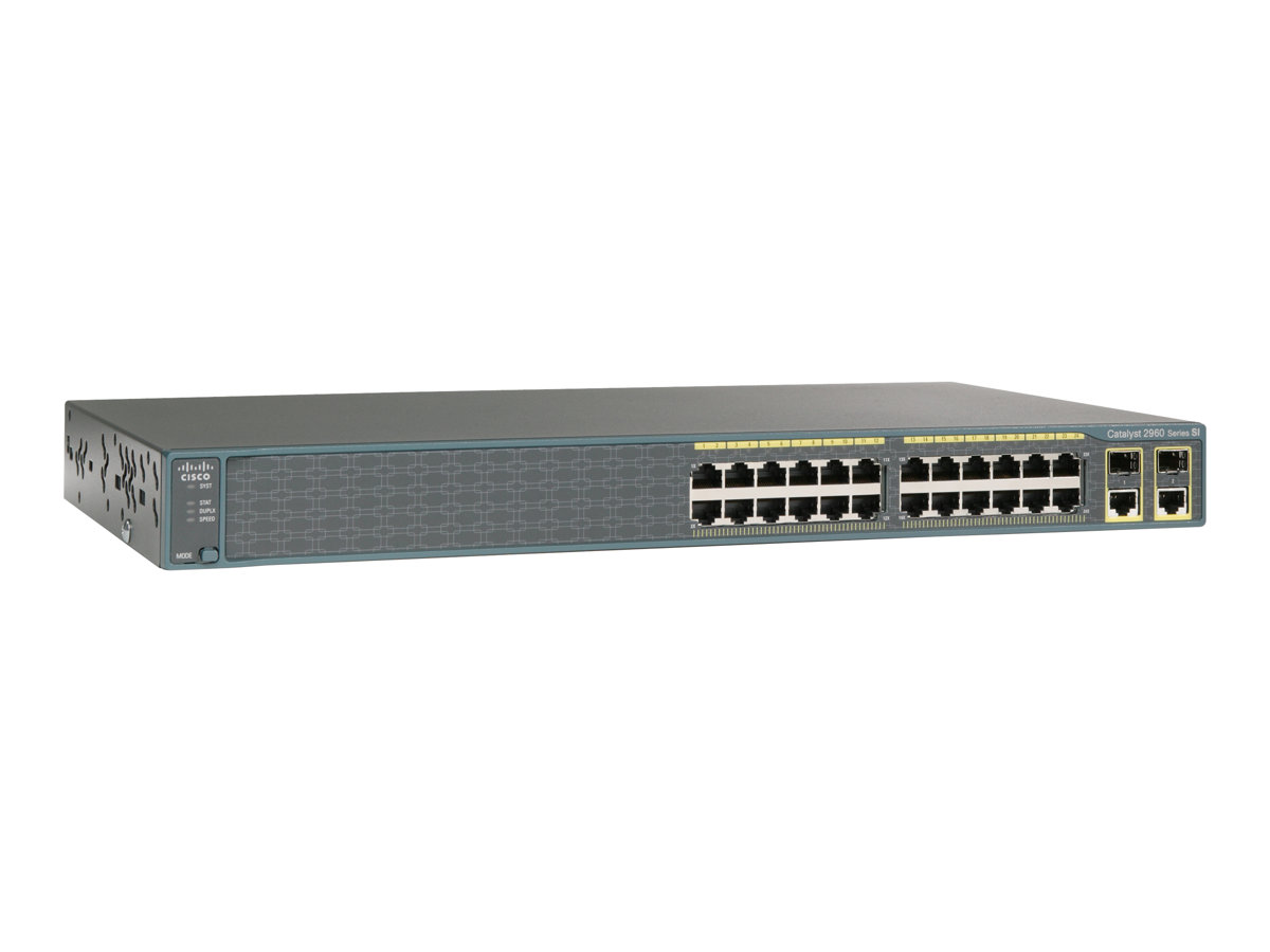 Cisco Catalyst 2960-Plus 24TC-S - přepínač - 24 porty - řízený - Lze montovat do rozvaděče – foto 2