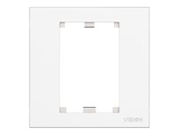VISION TechConnect 3 1-Gang UK Surround - faceplate