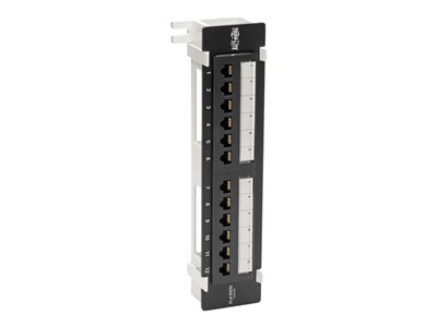 Eaton Tripp Lite Series Cat6 Wall-Mount 12-Port Patch Panel