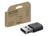 Logitech - Adaptateur USB - USB (M) pour 24 pin USB-C (F) - USB 2.0 