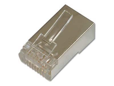DIGITUS Modularstecker Cat6 für Rundkabel geschirmt 100Stk