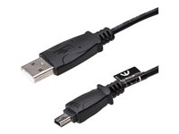 Akyga USB 2.0 USB-kabel 1m Sort