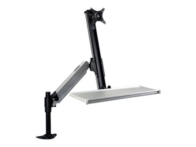 Dyconn WF496B Sit Stand Workstation Mount Mounting kit adjustable arm 