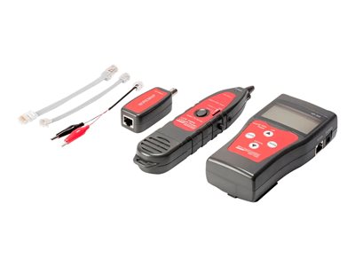 Monoprice Professional Coaxial, RJ-45, RJ-11/12, BNC, and USB Multifunction Tester with LCD Display