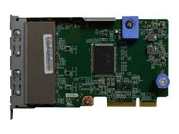 Lenovo ThinkSystem Network adapter LAN-on-motherboard (LOM) Gigabit Ethernet x 4 