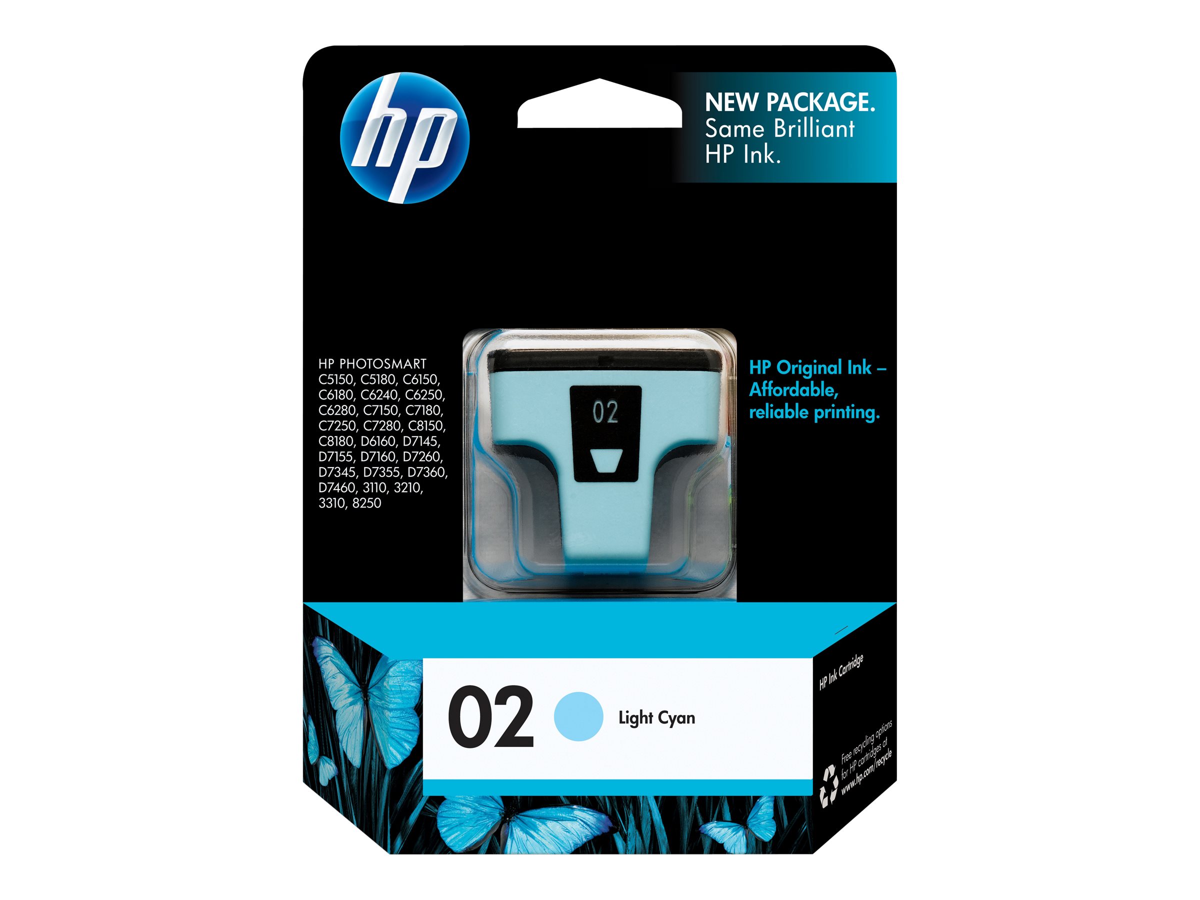 HP 02 - 5.5 ml - light cyan