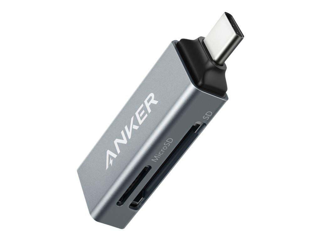 Anker card reader USB-C Product shot Left-angle 79600