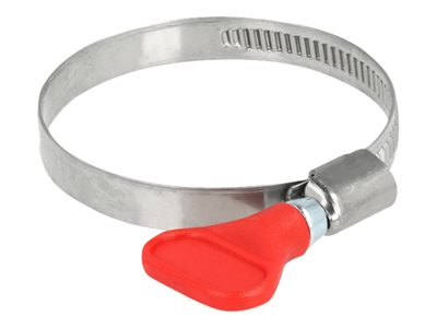 DELOCK Schlauchschelle, Flügelmutter 40-60mm 5 Stk. rot
