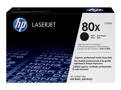 HP 80x - High Yield - black