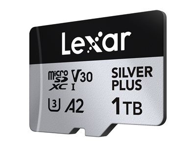 LEXAR, PROFESSIONAL, SILVER PLUS, MICROSDXC, 1TB WITH ADAPTER