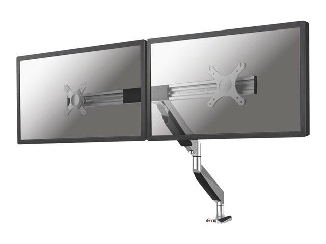 Neomounts NM-D725DX montážní sada - plný pohyb - pro 2 LCD displeje - stříbrná – foto 2