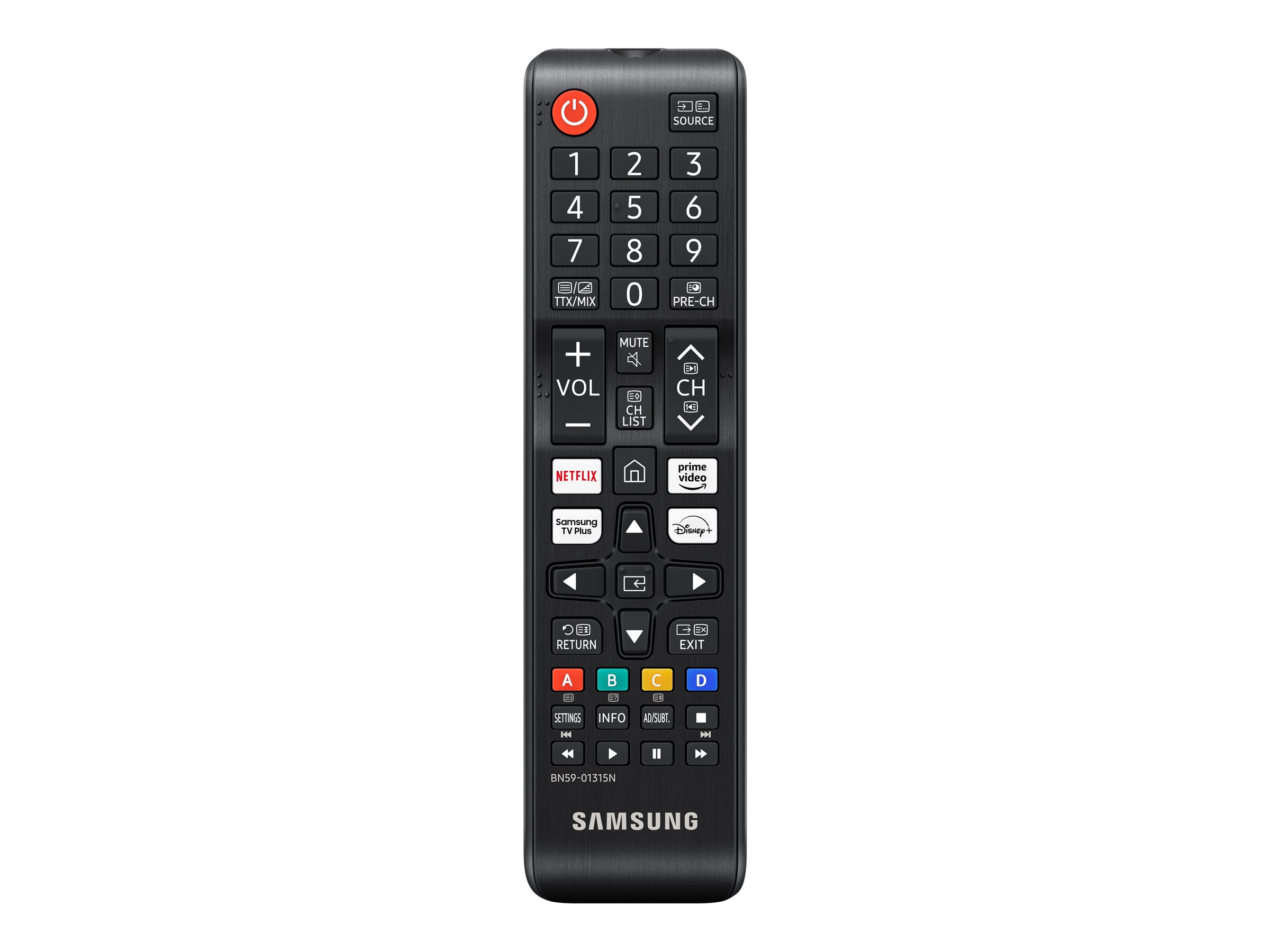 Samsung VG-TM1240AN remote control Product shot Front 79950