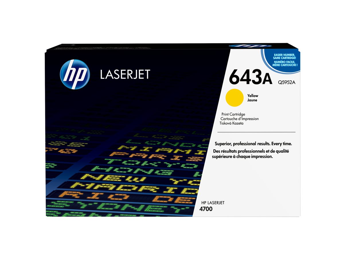 HP MV CARTOUCHE LASER JAUNE CLJ