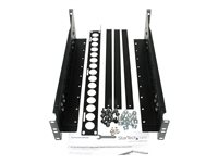 Startech 3U Universal Server Rack Rails - TAA Compliant Fixed Mounting Rails - 19" Adjustable Depth Rack Mount Rails (UNIRAIL